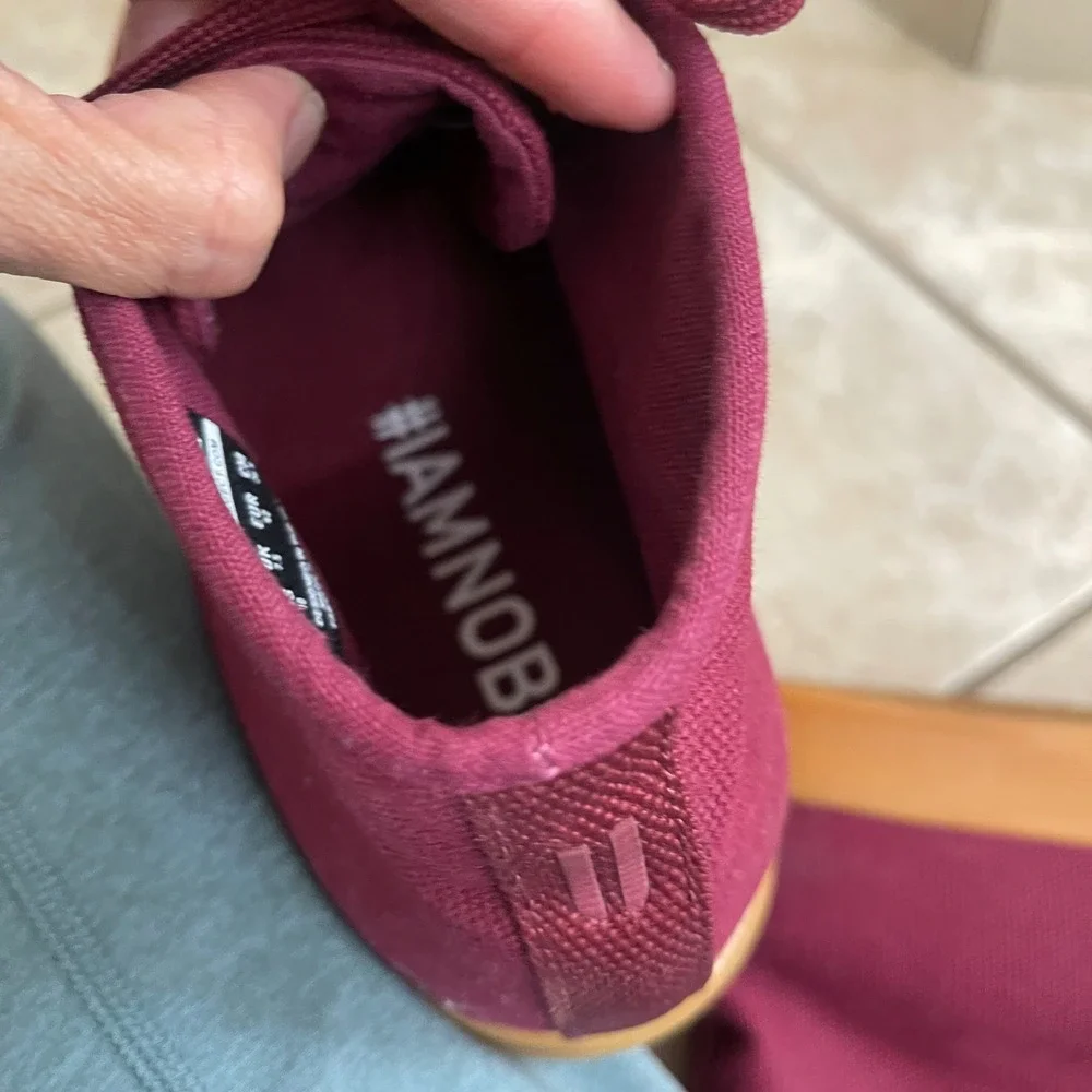 NOBULL High Top Canvas Trainer Cabernet Burgundy Gum‎ Sole Mens 8.5 Womens 10